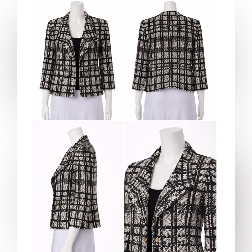 ST. JOHN Tweed Pattern Jacket - Picture 2 of 11